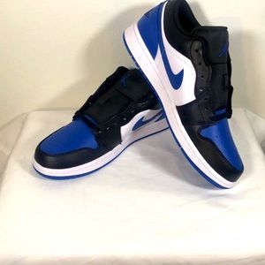 Nike Air Jordan 1 Low White/Royal Blue-Black-White NEW IN BOX Men’s 9.5